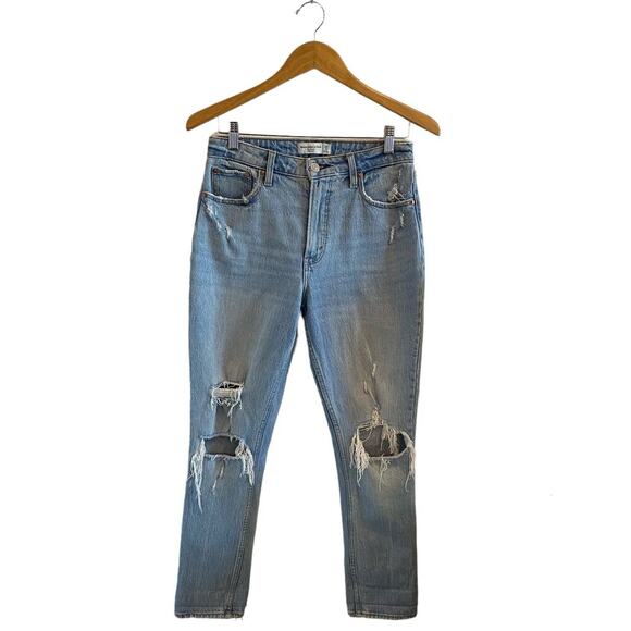 Abercrombie & Fitch Curve Love The Skinny High Rise Denim Jean - Picture 3 of 13